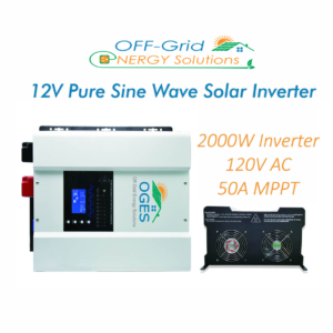 12V Pure Sine Wave Solar Inverter Charger 2000W